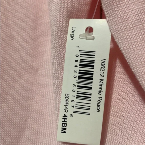 5. Disney Light Pink Sweater Top NWT - Picture 5 of 5